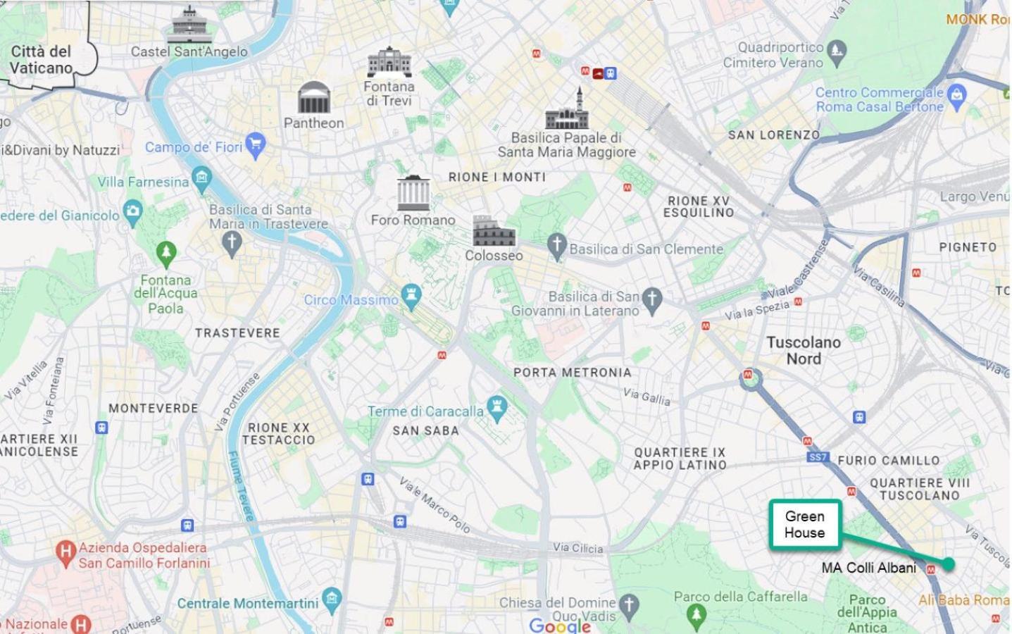 Green House Exclusive Suite Near Metro A 罗马 外观 照片